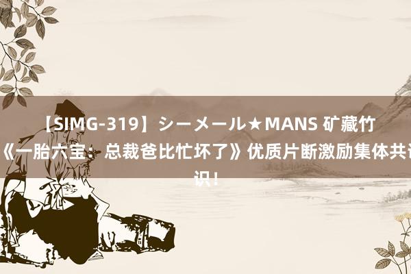 【SIMG-319】シーメール★MANS 矿藏竹素《一胎六宝：总裁爸比忙坏了》优质片断激励集体共识！