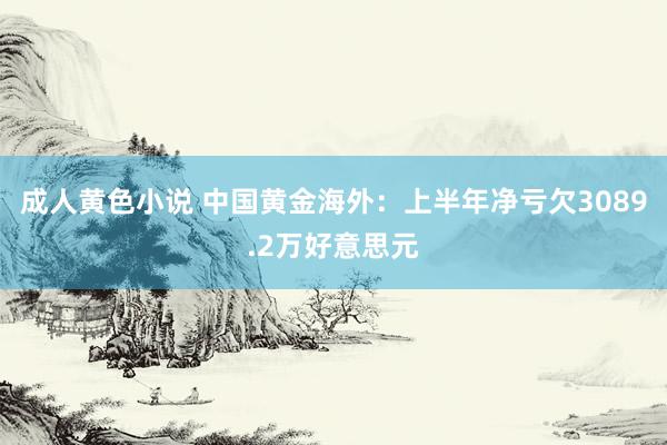 成人黄色小说 中国黄金海外：上半年净亏欠3089.2万好意思元