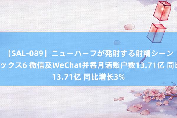 【SAL-089】ニューハーフが発射する射精シーンがあるセックス6 微信及WeChat并吞月活账户数13.71亿 同比增长3%