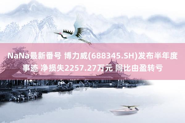 NaNa最新番号 博力威(688345.SH)发布半年度事迹 净损失2257.27万元 同比由盈转亏